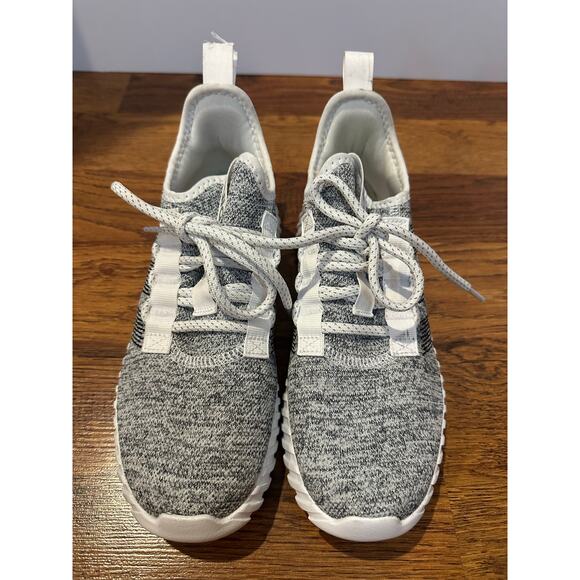 Adidas Women’s Kaptir Flow Knit Running Shoes Gray Sz 9 Lightweight Performance - Picture 3 of 10